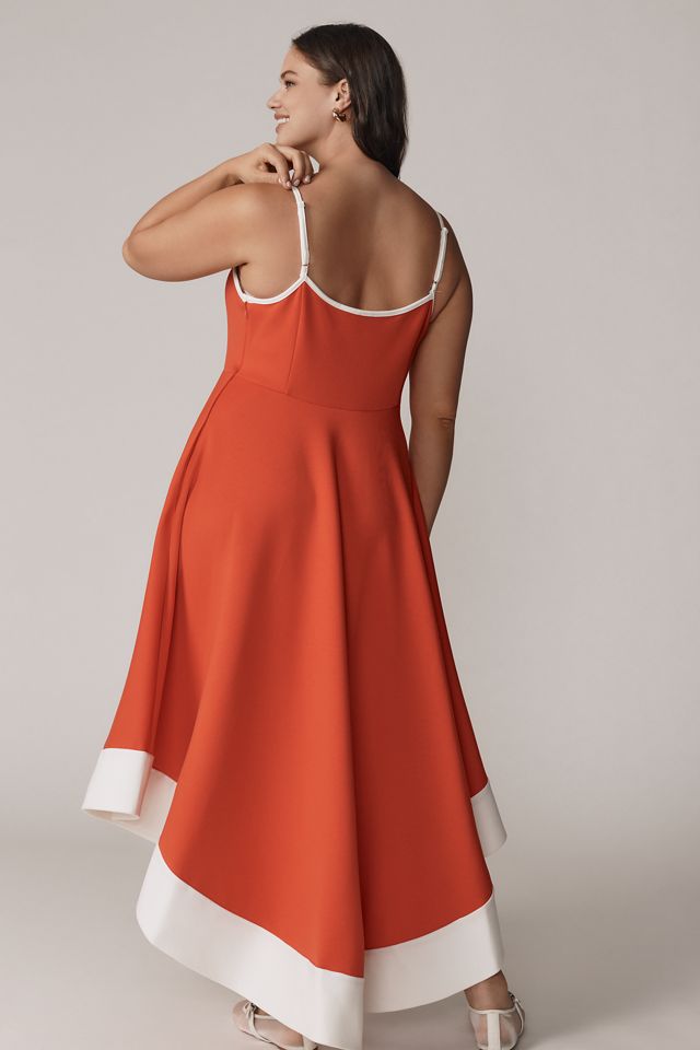 Maeve Colorblock A-Line Midi Dress #6
