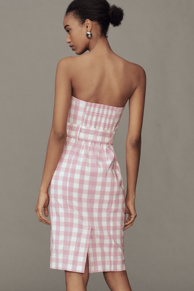 Maeve Strapless Sweetheart Fitted Midi Dress #2