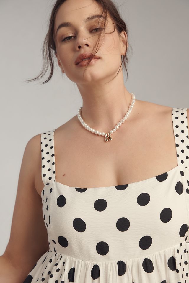 Maeve Sleeveless Square-Neck Babydoll Midi Dress #5
