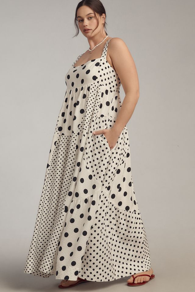 Maeve Sleeveless Square-Neck Babydoll Midi Dress #7