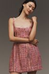 Maeve Sleeveless Tweed Fit & Flare Mini Dress
