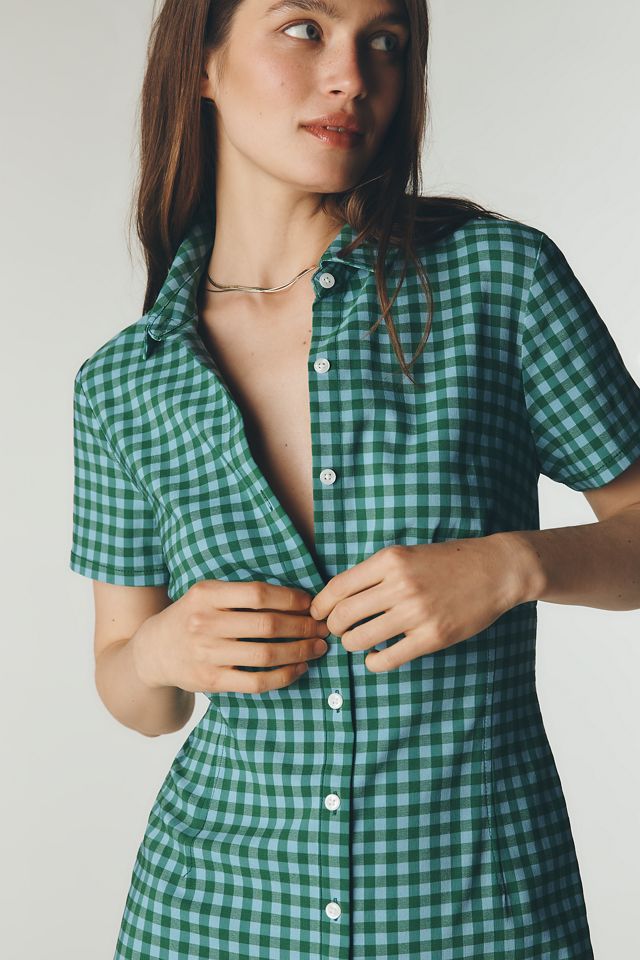 Abito Midi a Camicia Vichy By Anthropologie #2