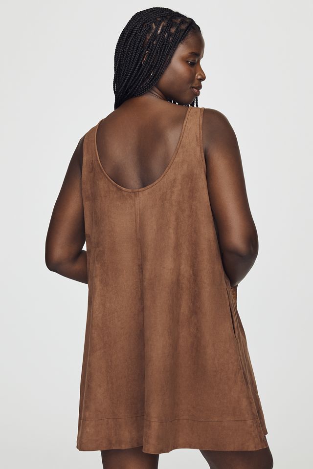 Maeve Keiko Faux-Suede Mini Dress #6