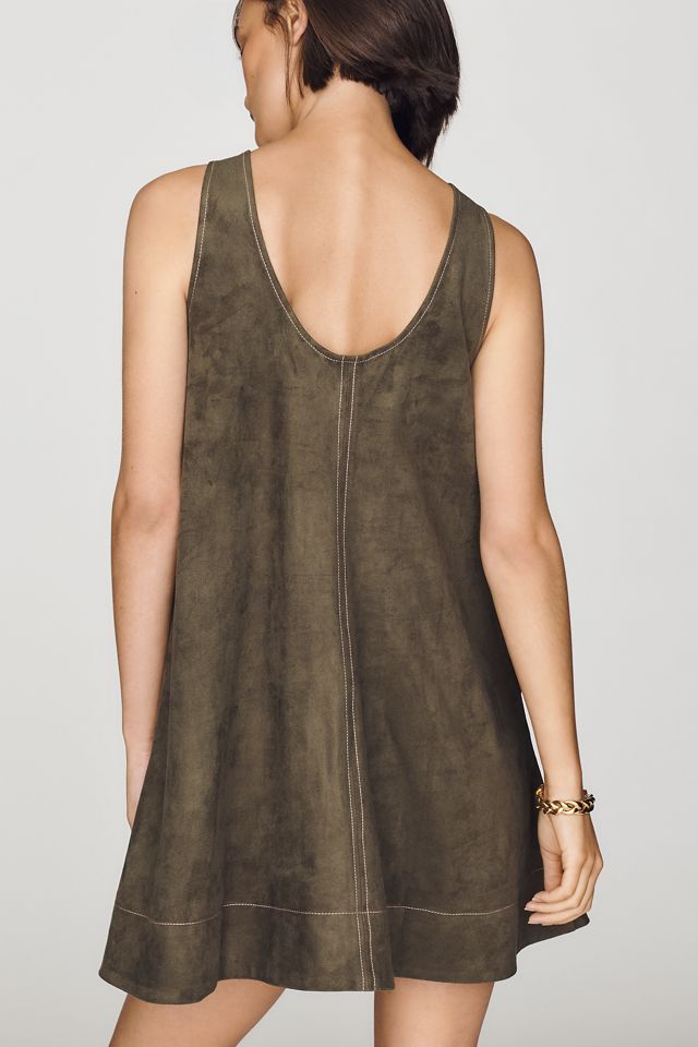 Maeve Keiko Faux-Suede Mini Dress #1