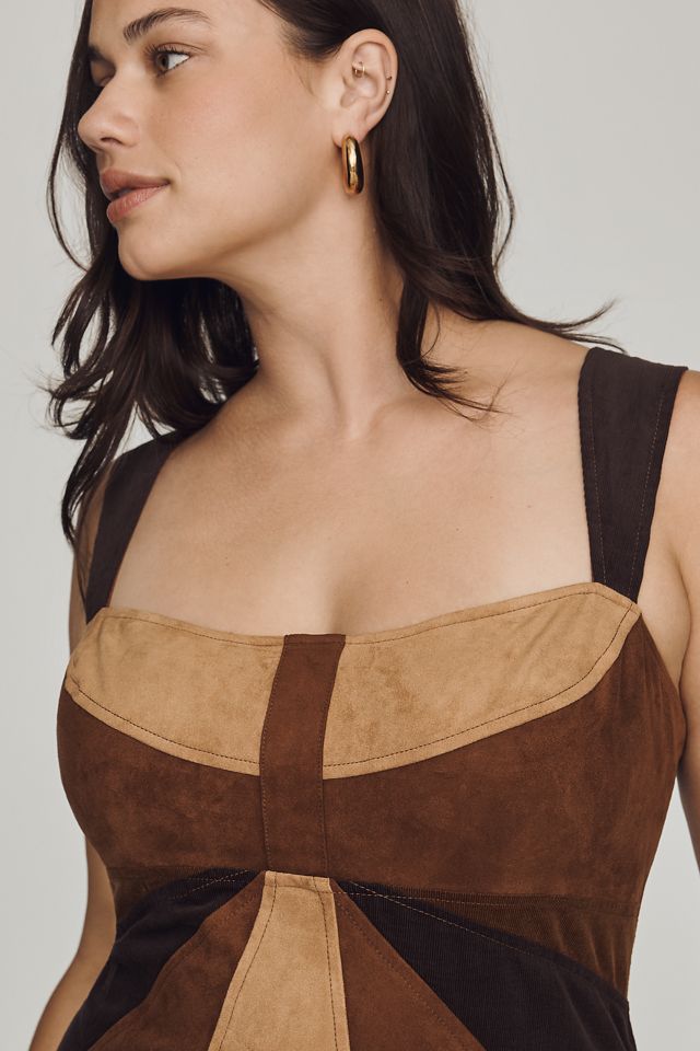 By Anthropologie Faux-Suede Shift Dress #6