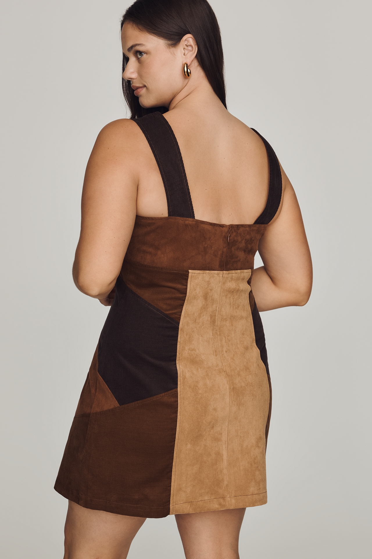 By Anthropologie Faux-Suede Shift Dress