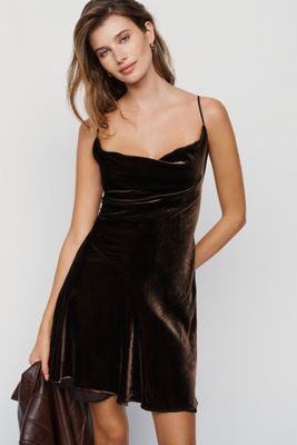 Robe nuisette courte à col bénitier By Anthropologie