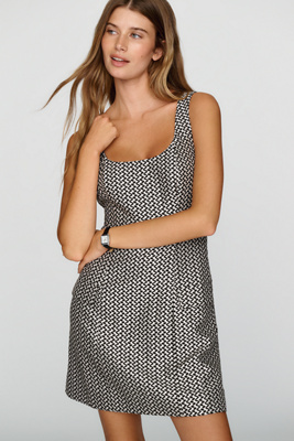 Maeve Square Neck Shift Dress by Anthropologie