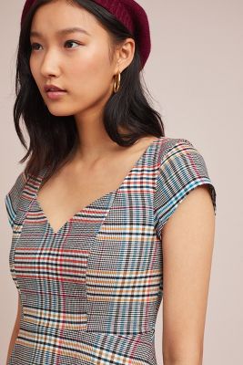 moulinette soeurs plaid dress