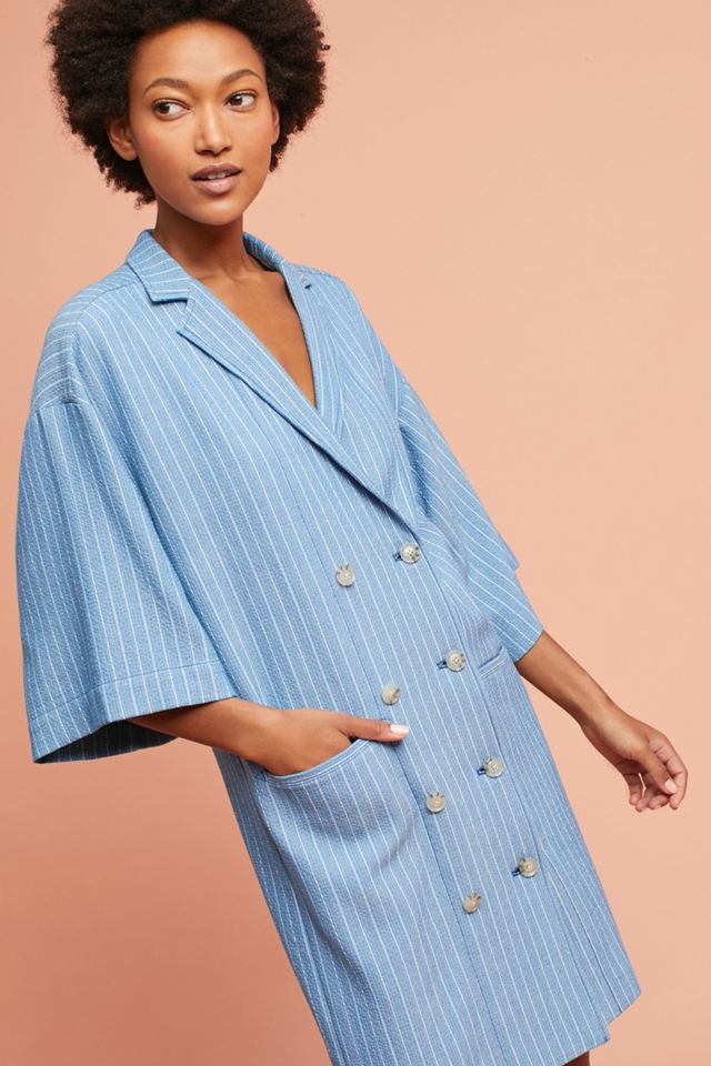 Striped Blazer Dress #1
