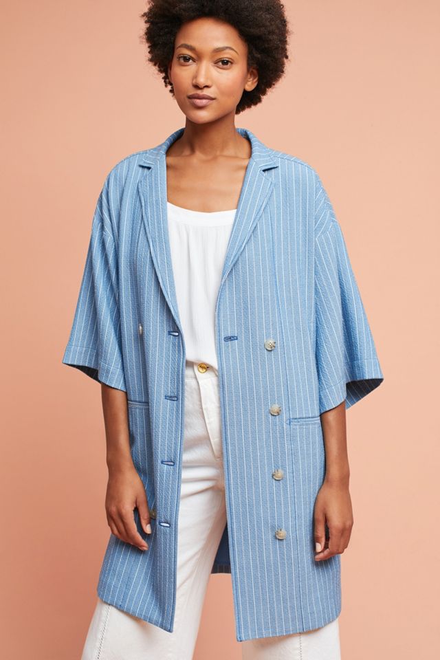 Striped Blazer Dress #2