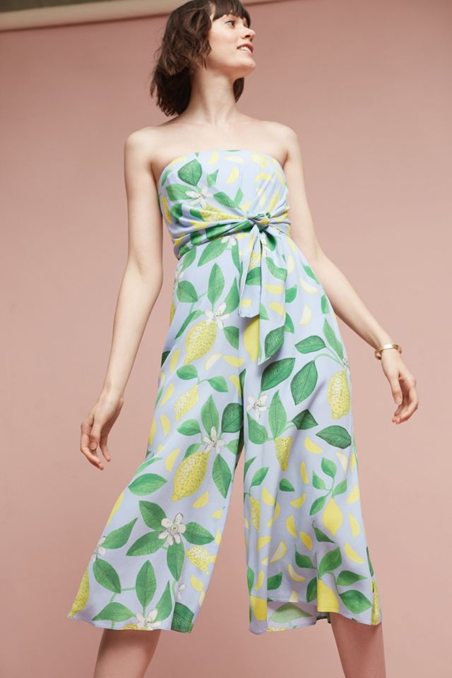 Lemon Grove Strapless Jumpsuit #1