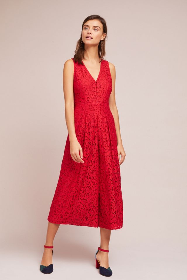 Jaeda Lace Wide-Leg Jumpsuit #1