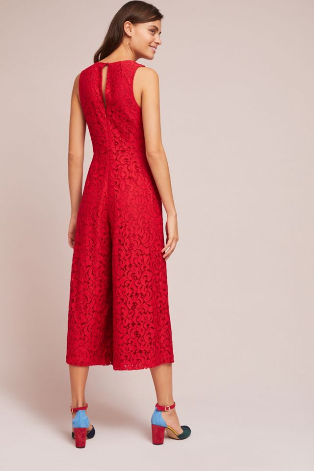 Jaeda Lace Wide-Leg Jumpsuit #3