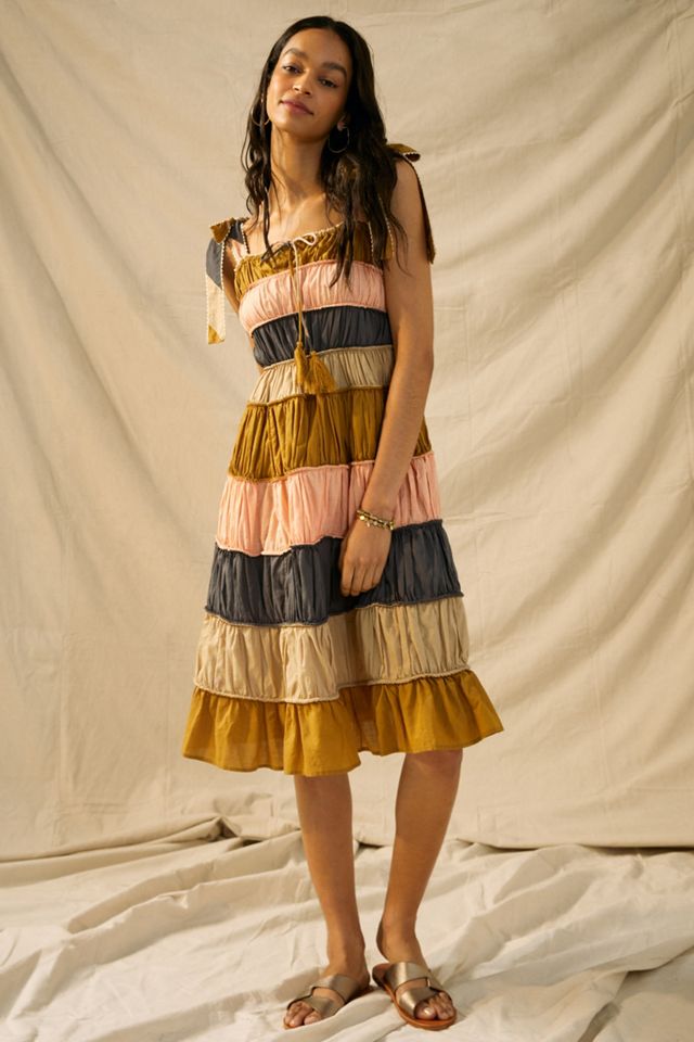 Let Me Be Letizia Colorblocked Mini Dress #1