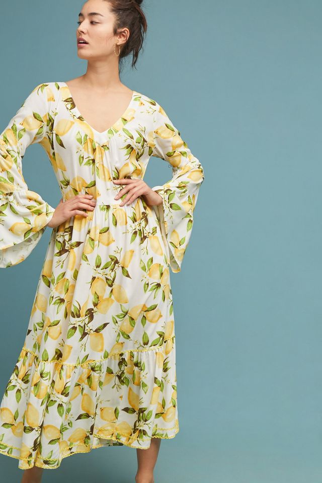 Anthropologie 2025 lemon dress