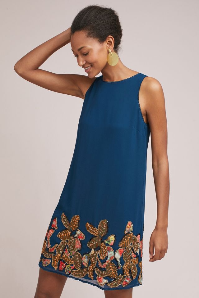 Larissa Embellished Swing Dress | Anthropologie