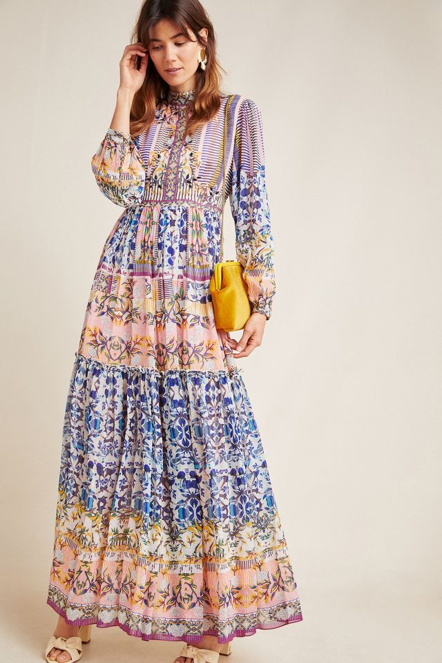 Anthropologie anastasia maxi dress fashion