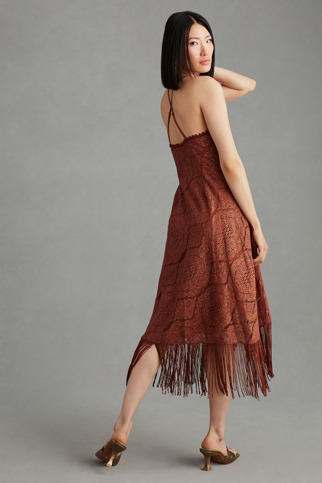 Bhanuni by Jyoti Crochet Fringe Dress #3