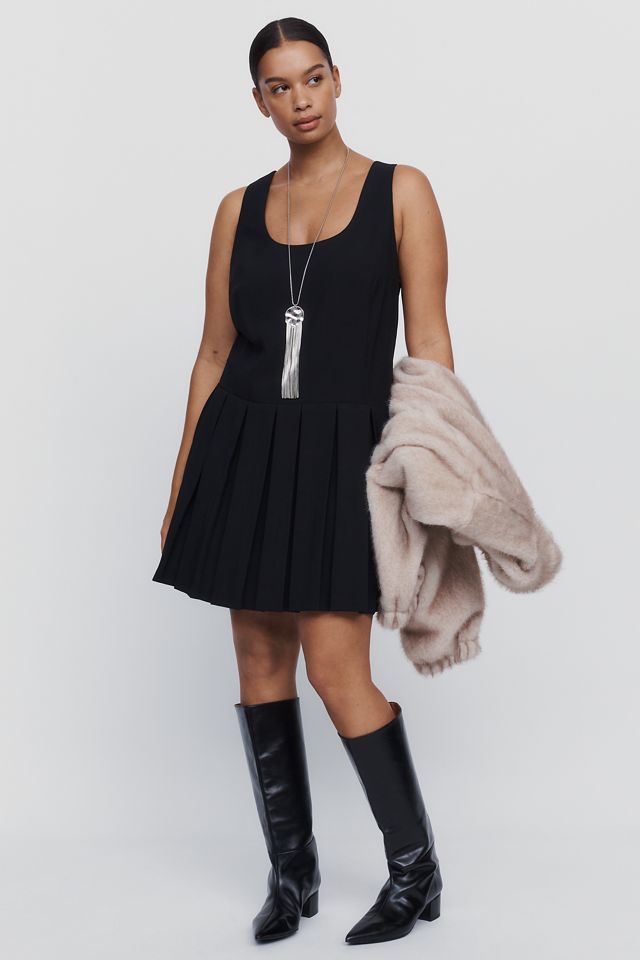English Factory Plus Pleated Mini Dress #3