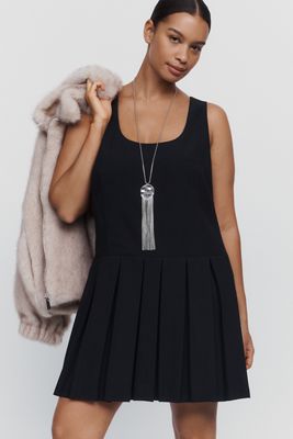 English Factory Plus Pleated Mini Dress