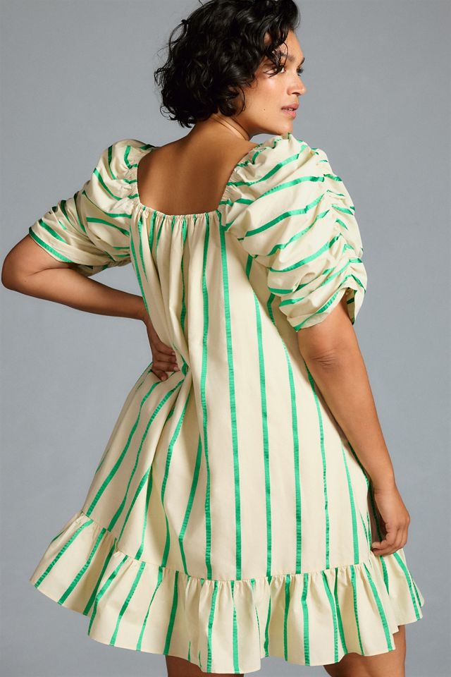 English Factory Plus Puff-Sleeve Shift Dress #2
