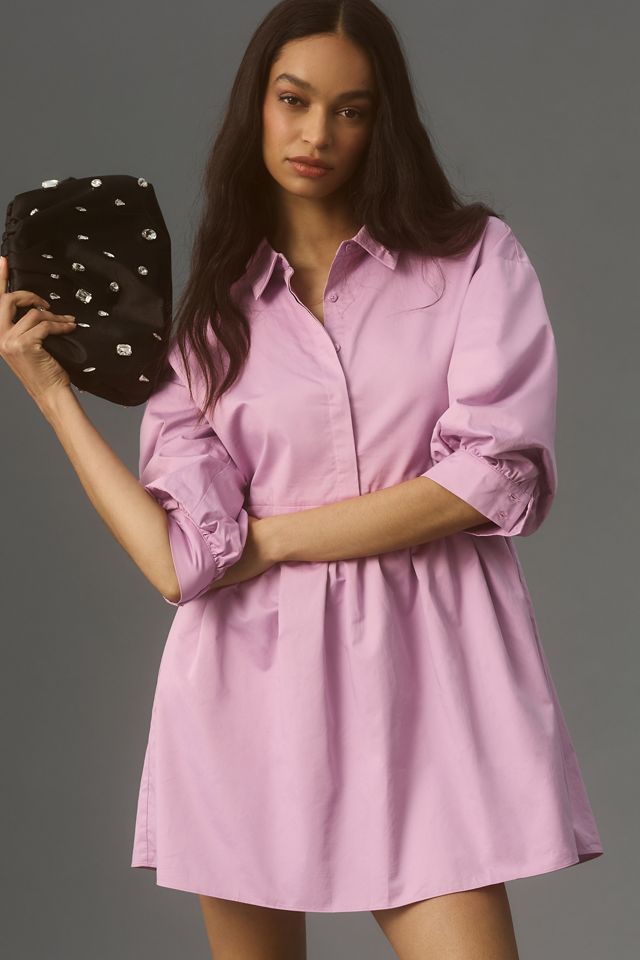 slim fit dress slacks Harris Shirt Dress in Eliza Rose Prism main image 1
