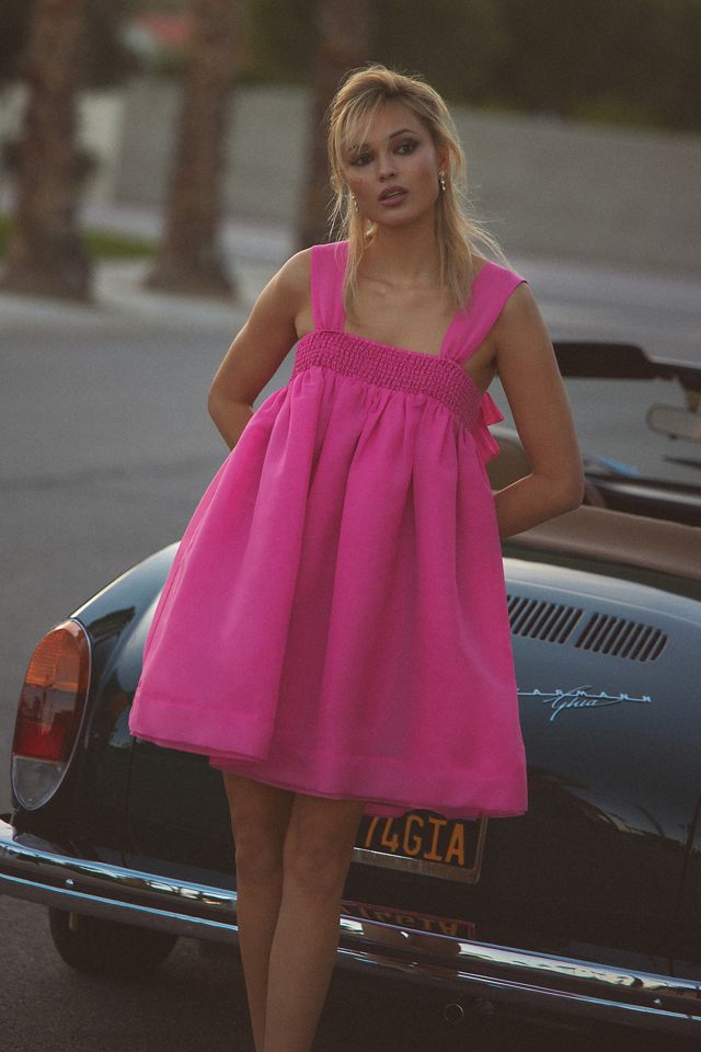 fitted lace wedding dress Darlene Retro Black/Pink Roses Swing Dress main image 0