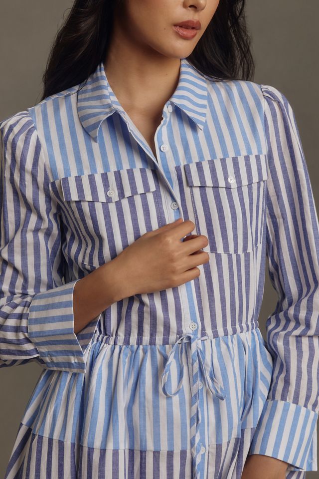 English Factory Long-Sleeve Midi Dress #1