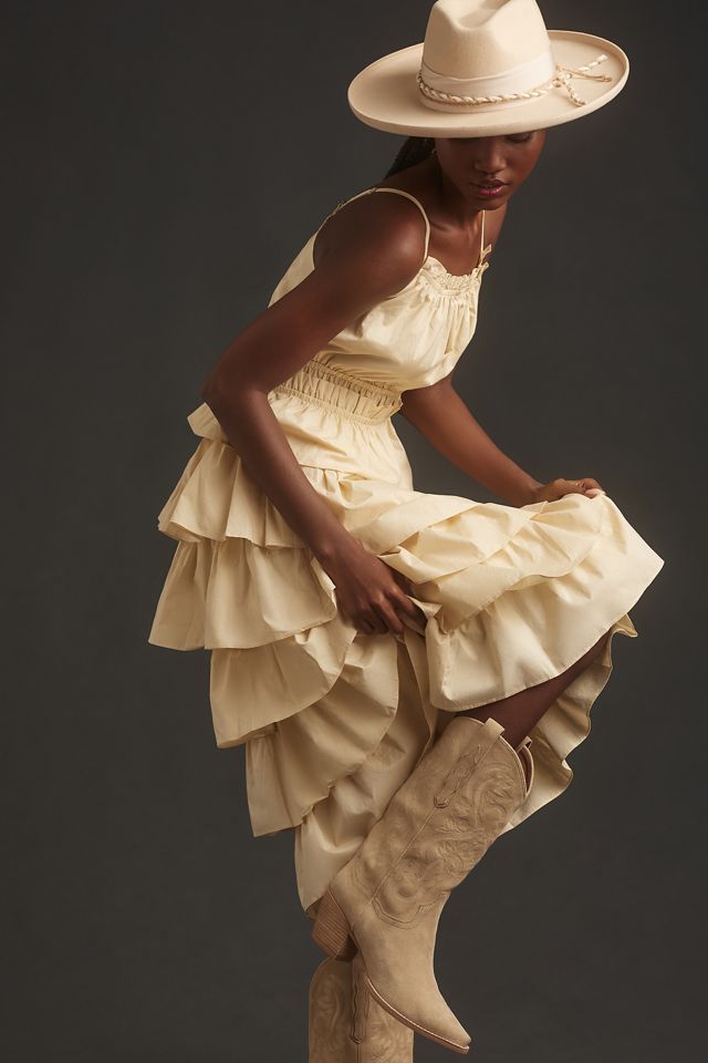 English Factory Sleeveless Tiered Midi Dress #2