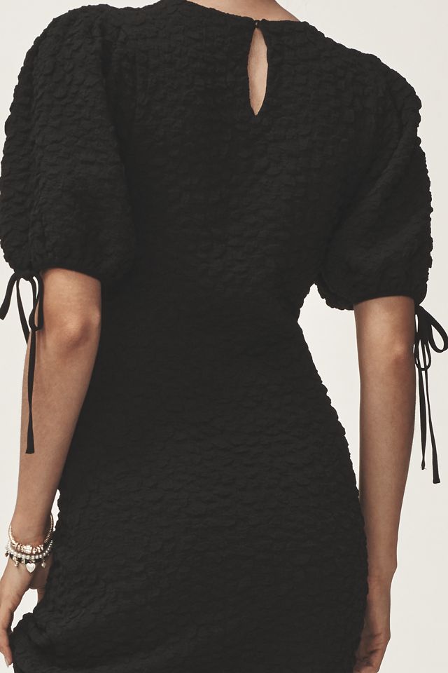 English Factory Short-Sleeve Textured Midi Dress #3