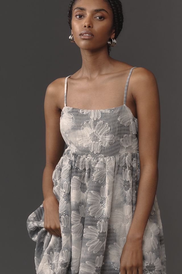 English Factory Square-Neck Babydoll Midi Dress #3