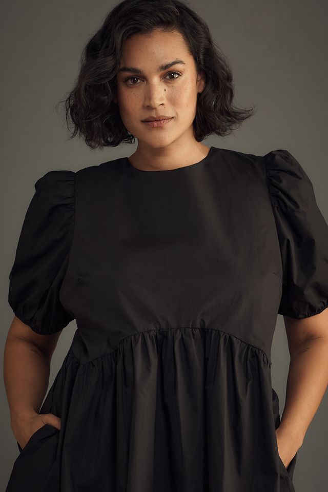 English Factory Plus Puff-Sleeve Mini Dress #3