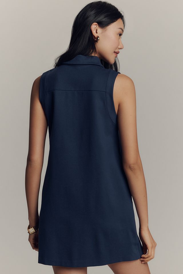 English Factory Sleeveless Polo Mini Shirt Dress #3