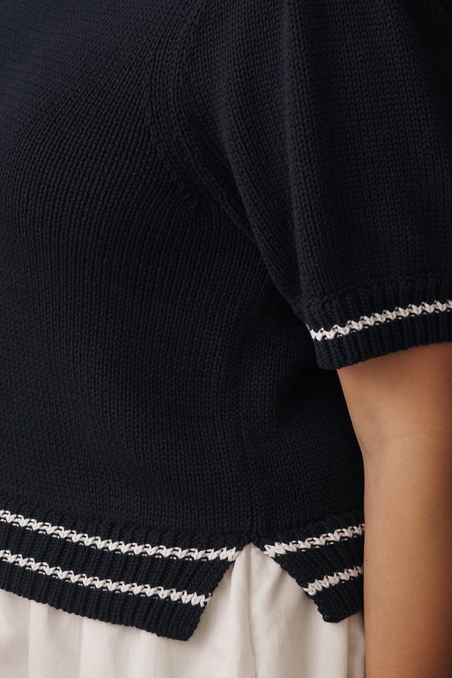 English Factory Puff-Sleeve Mini Dress #1