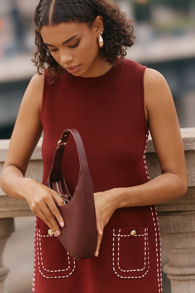English Factory Sleeveless Crew-Neck Knit Mini Dress #1