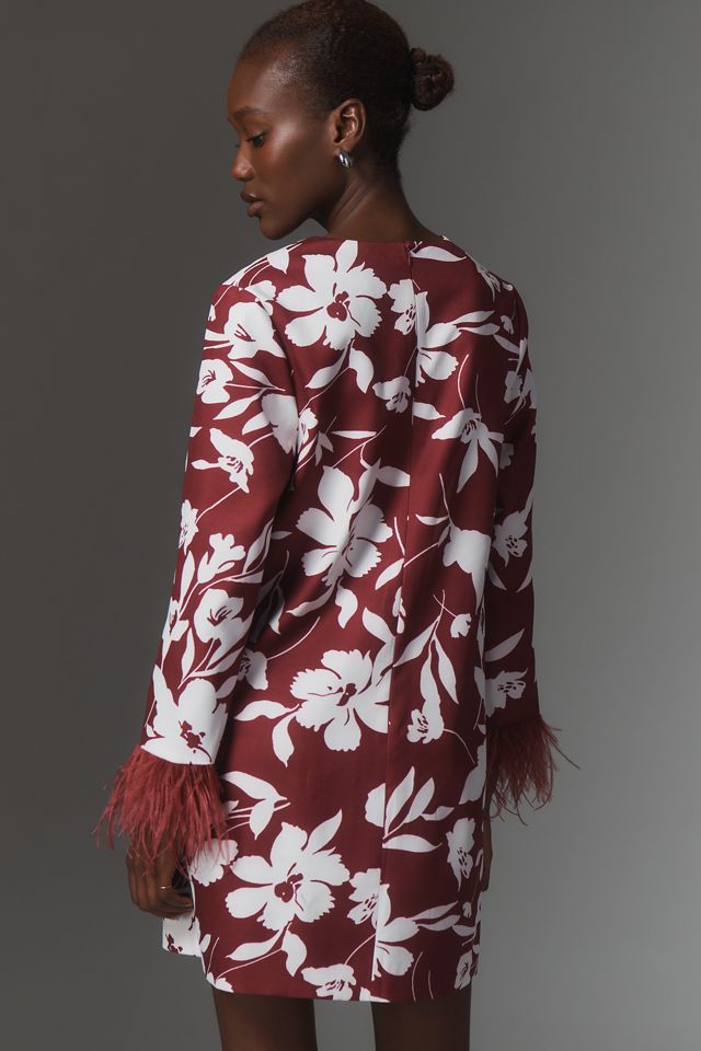 English Factory Long-Sleeve V-Neck Shift Dress #2