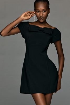 black silk dress wedding Lace and satin long midi dress 34 (FR) / Black main image 0