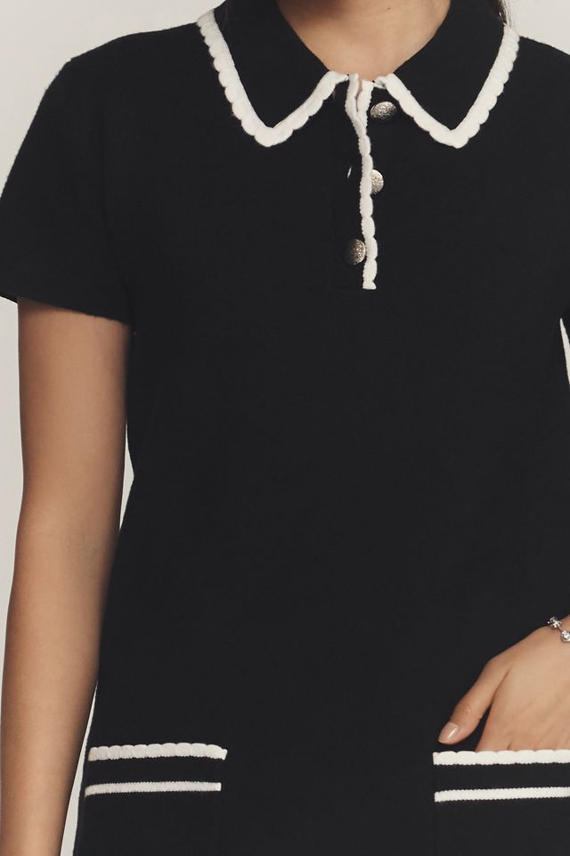 herlipto ＊ Polo Pleated Mini Dress Short Sleeve Polo Mini Dress