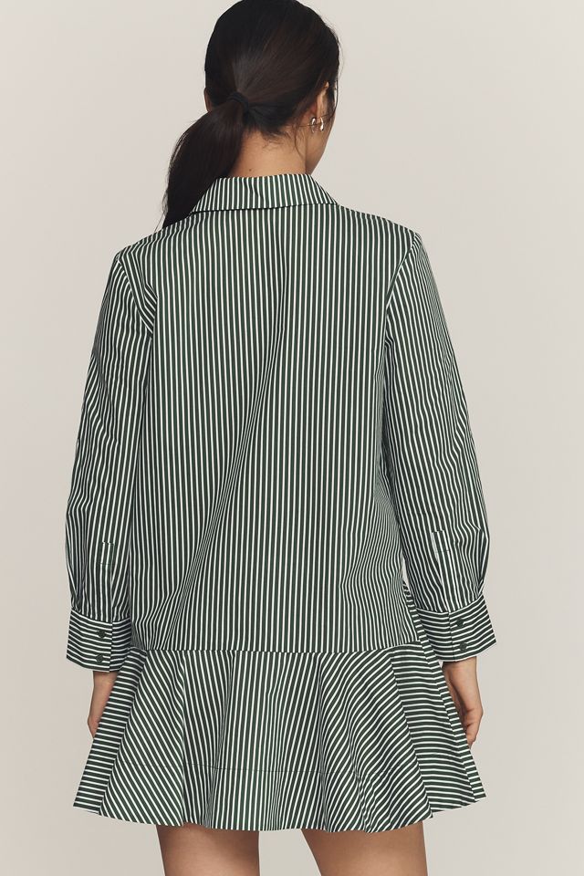 English Factory Long-Sleeve Mini Shirtdress #2