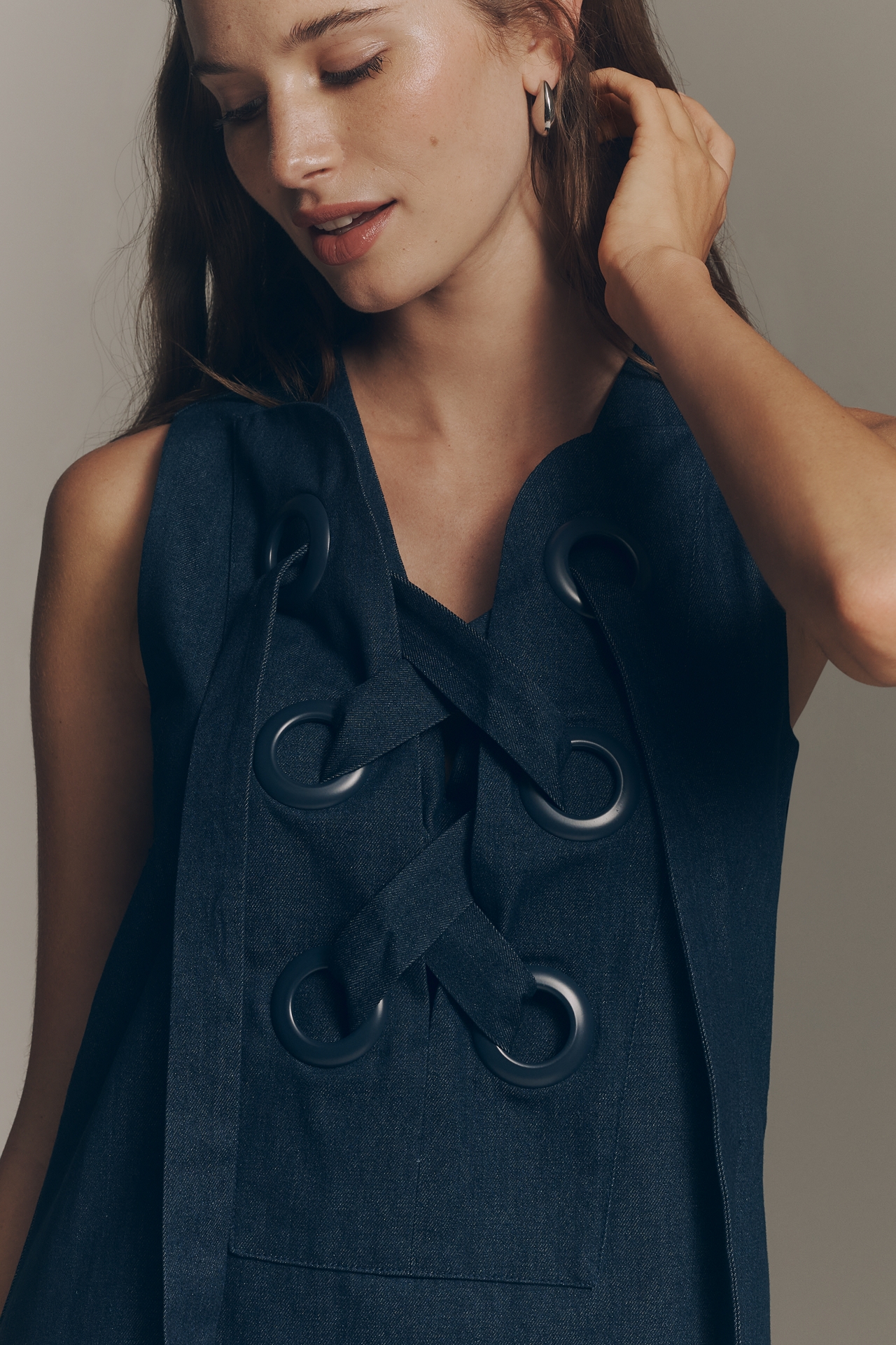 English Factory Denim Mini Dress