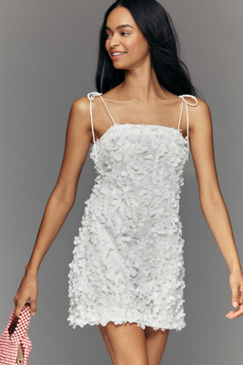 English Factory 3D Mini Shift Dress | Anthropologie