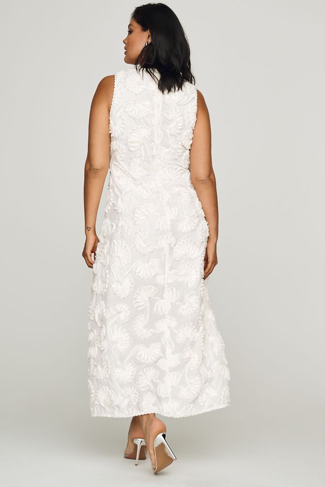 Endless Rose Plus Textured Midi Dress #1