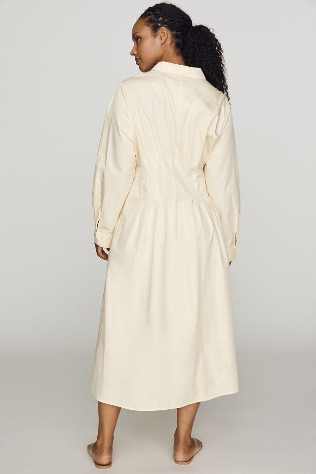 English Factory Pleated Midi Shirtdress #1