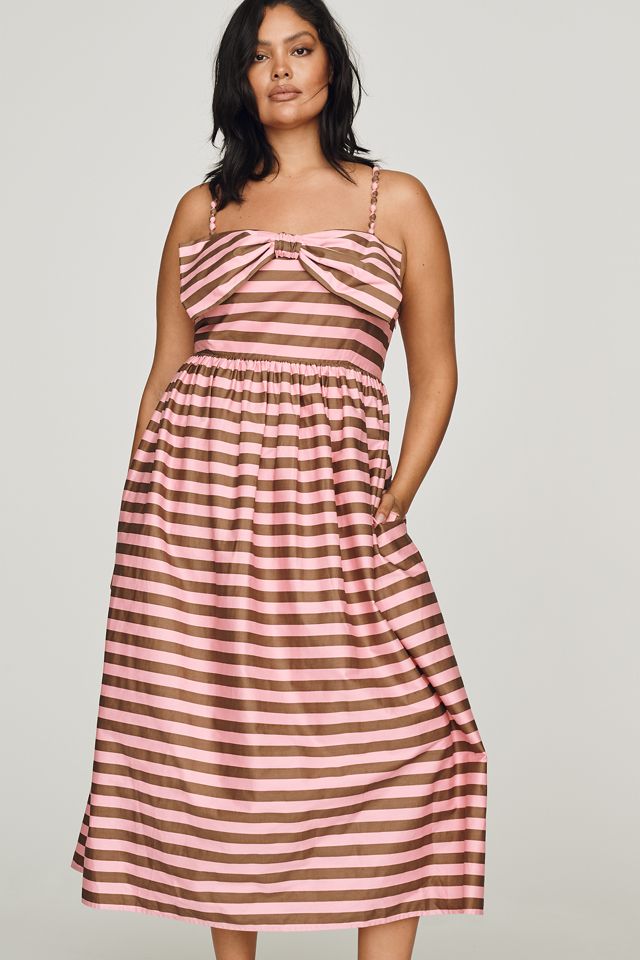 English Factory Cotton Bow Midi Dress #2