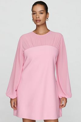 Endless Rose Plus Ruched Mini Dress