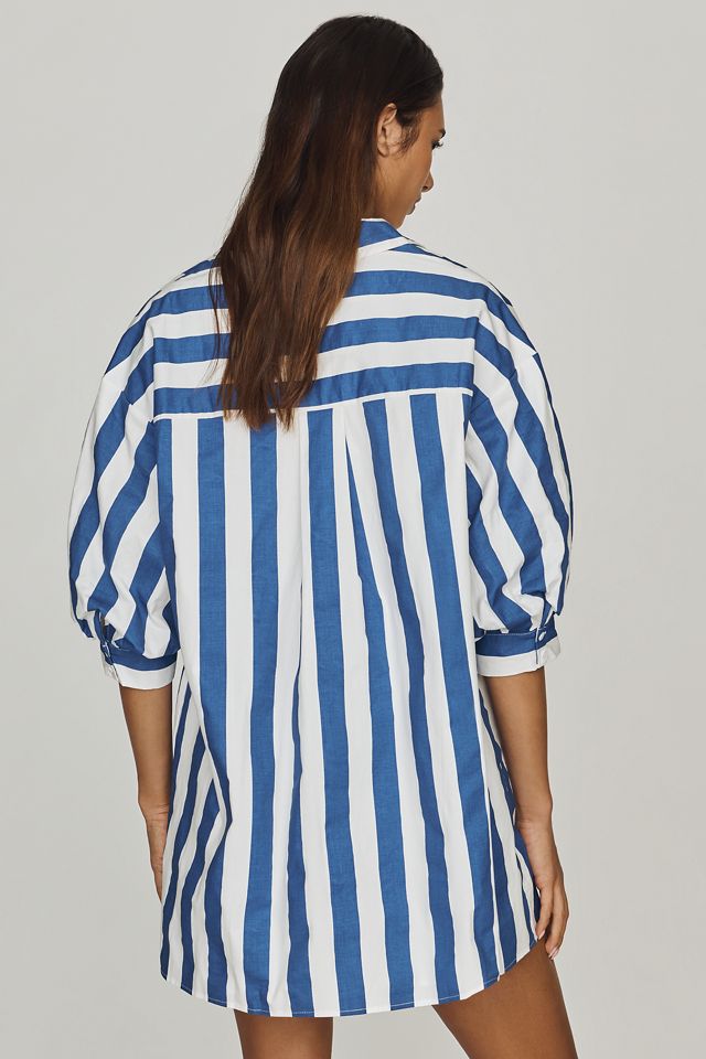 English Factory Big Stripe Shirt Dress | Anthropologie