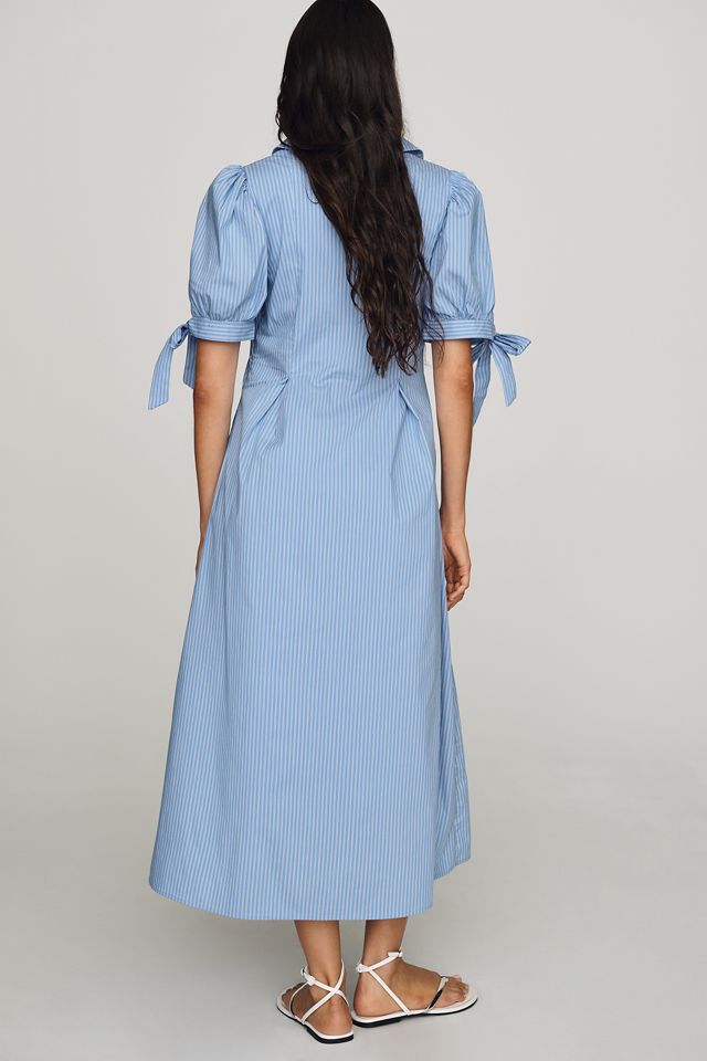 English Factory Flower-Trim Midi Dress #2