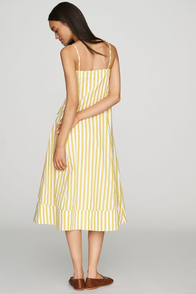 English Factory Floral Appliqué Midi Dress #3