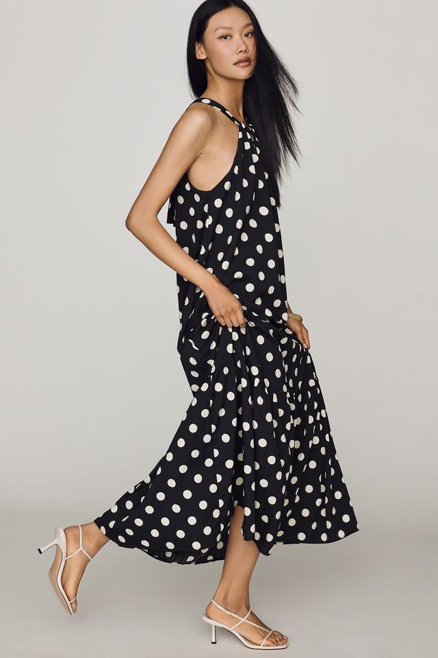 English Factory Polka Dot Halter Dress #3